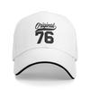 50th Birthday Original Vintage 1976 Baseball Cap  Fitted Retro Trucker Hat Summer Men Women Tennis Skate Baseball Caps