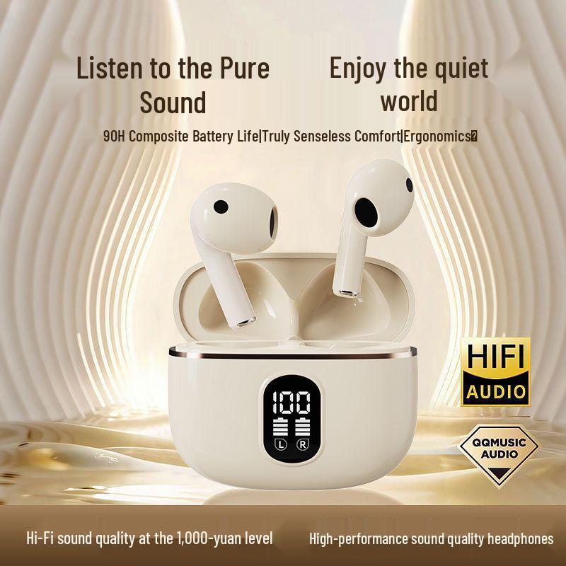 2025 Wireless Noise-Cancelling In-Ear Bluetooth Headphones for Sports, Compatible with Android, Huawei, and Apple