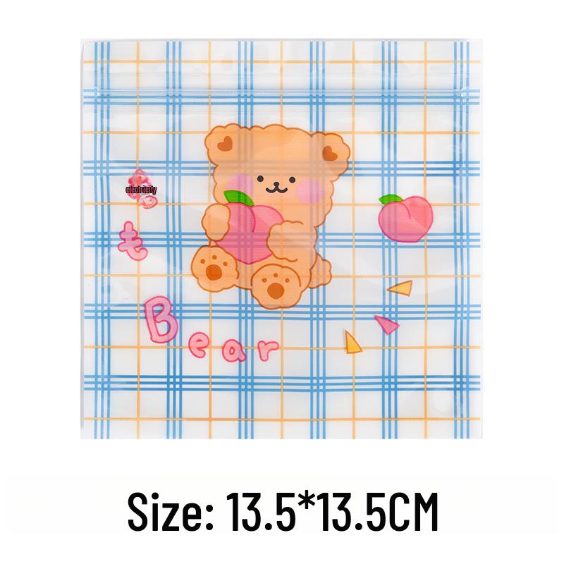 

Корейский милый медведь мешок для закусок и конфет с застежкой-молнией для мелких предметов 13.5*13.5