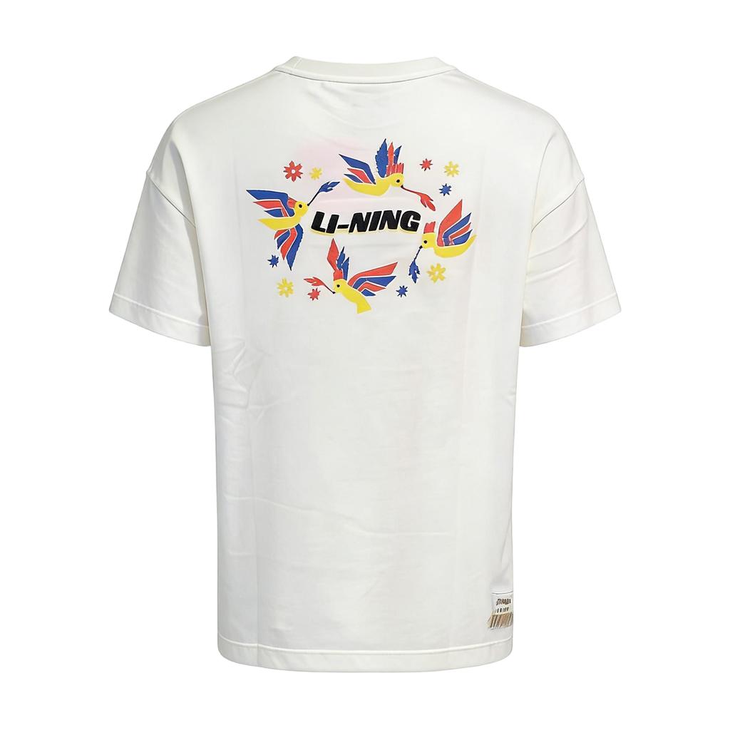 Li-Ning Summer Loose Fashion Versatile Casual Sports T-Shirt Women tops AHSU880-1