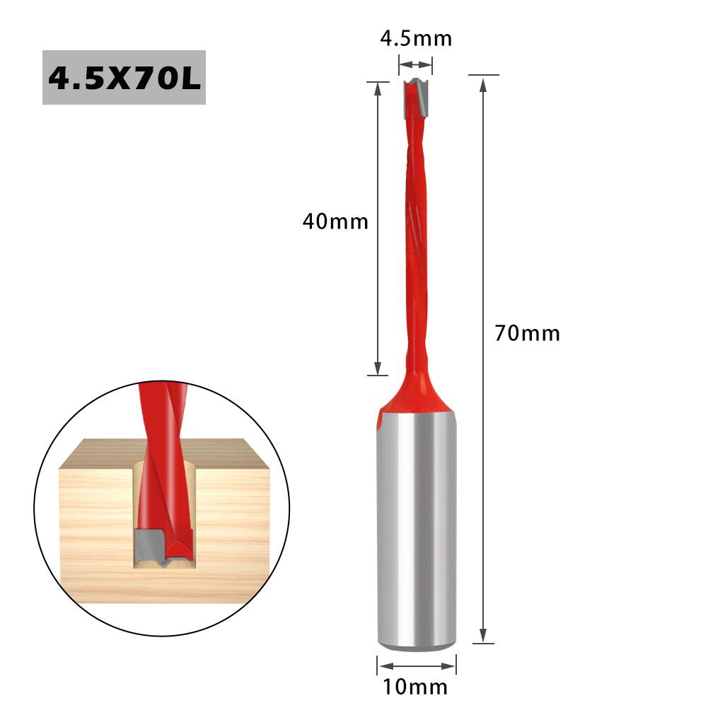 Woodworking Machinery Row Drilling Forward Reverse Alloy Woodworking Drill Bit Hole Opener 3-In-1 Hinge Tungsten Steel Drill Bit