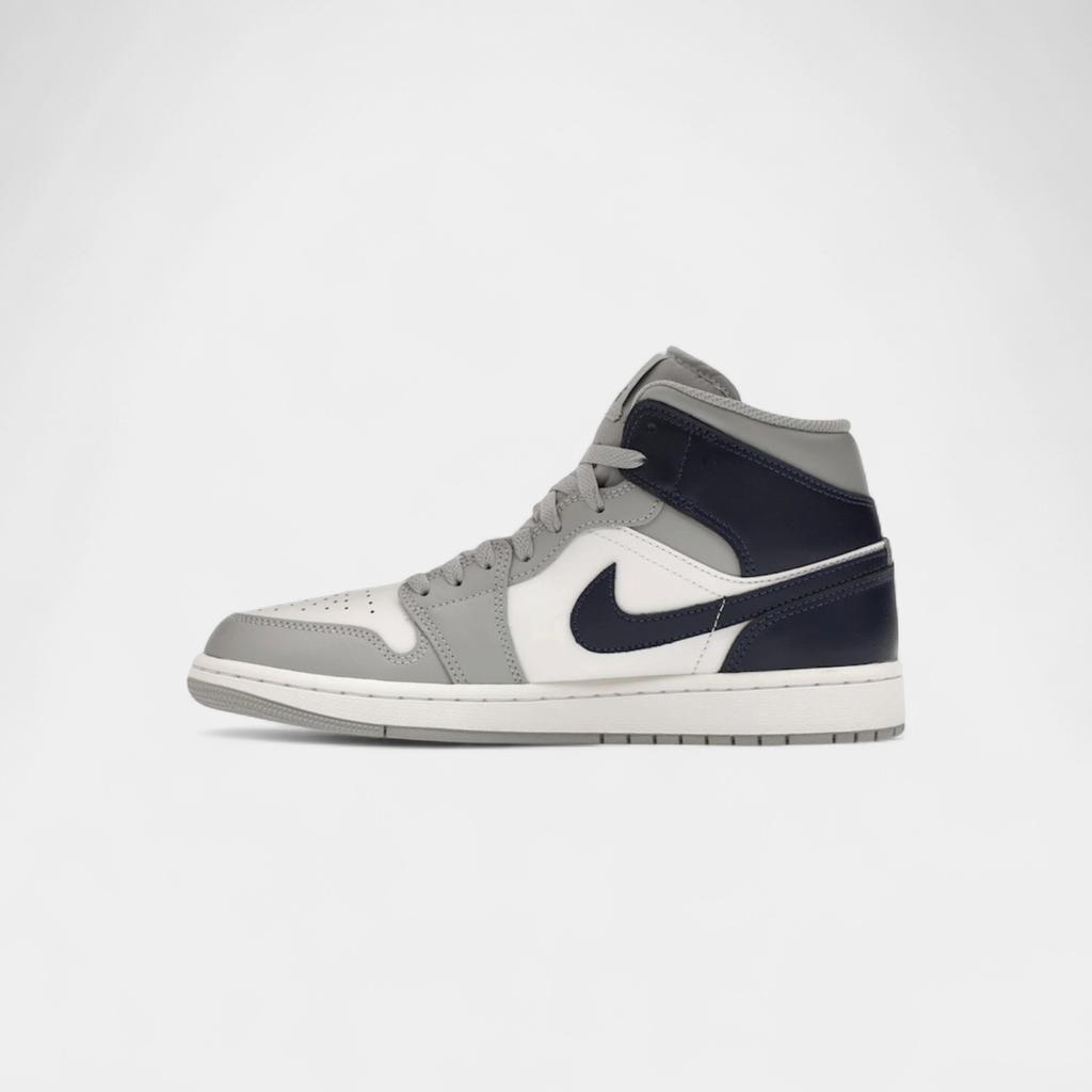 Jordan 1 Mid Wolf Grey Midnight Navy
