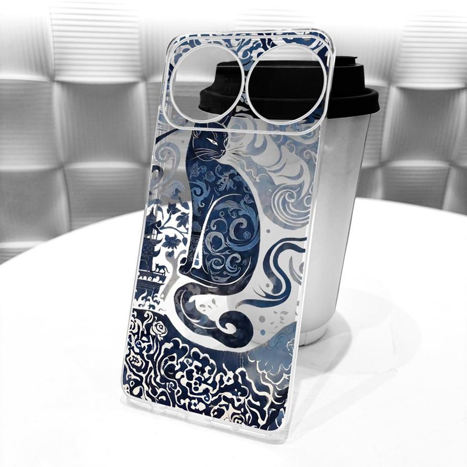 For Huawei Nova 15 Ultra 15 Pro Phone Case Soft Clear Silicone Back Cover Butterfly Dragon Cat Floral Painting Funda Nova15 Capa
