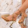 Anti-slip Shoes - New Style Low-heeled Sandals, Large Size High Heels, Retro Women's Shoes