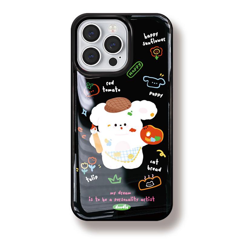 

Zhitai Cartoon Apple iPhone Case: Hard Shell for 12 to 15 Pro Max Models iPhone 13 Pro
