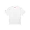 MLB Detroit Tigers Cartoon Letter Tiger Short Sleeve Drop Shoulder T-Shirt Unisex Tops White 3ATSC2021-46WHS