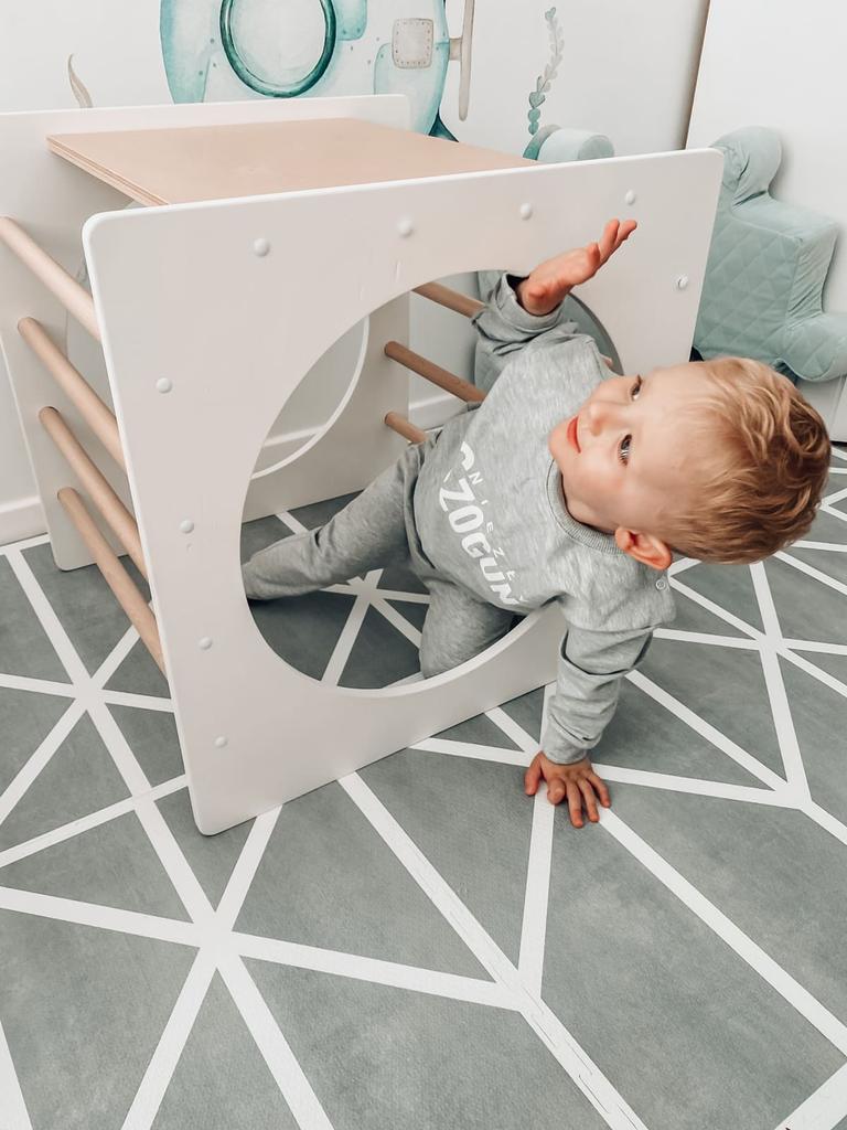 Climbing cube Box white