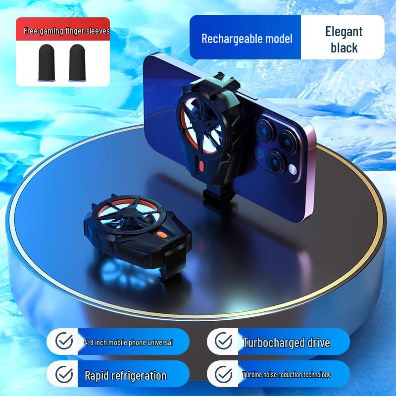 

Зажим для телефона с охладителем для игр и стриминга с зарядкой радиатора и снижением температуры