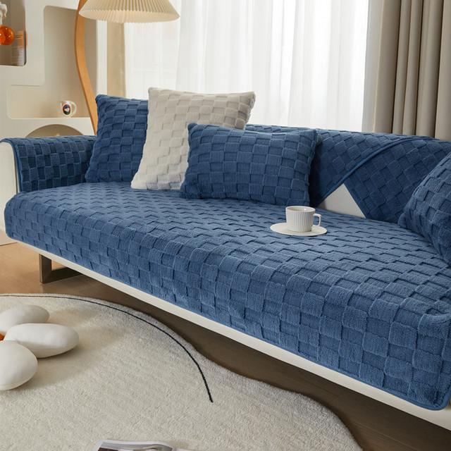 

Плед Мягкие теплые чехлы для диванов Полотенце для гостиной Утолщенные нескользящие чехлы для диванов Оконные коврики L-образные чехлы для диванных подушек 1pc 45x45 pillowcase