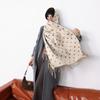 Women's Autumn/Winter Patchwork Polka Dot Cashmere-Like Scarf