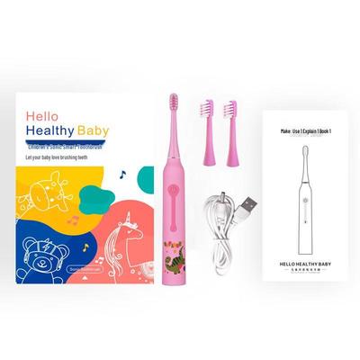 QBM Children's Ultrasonic Electric Toothbrush CN Plug (adapter Included)