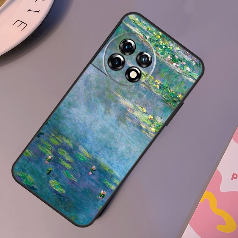 Claude Monet Art Painting Case For OnePlus 12R 10T 10R 9RT 9 10 Pro OnePlus 12 11 Nord 3 2T CE 2 Lite N20 N10 Cover