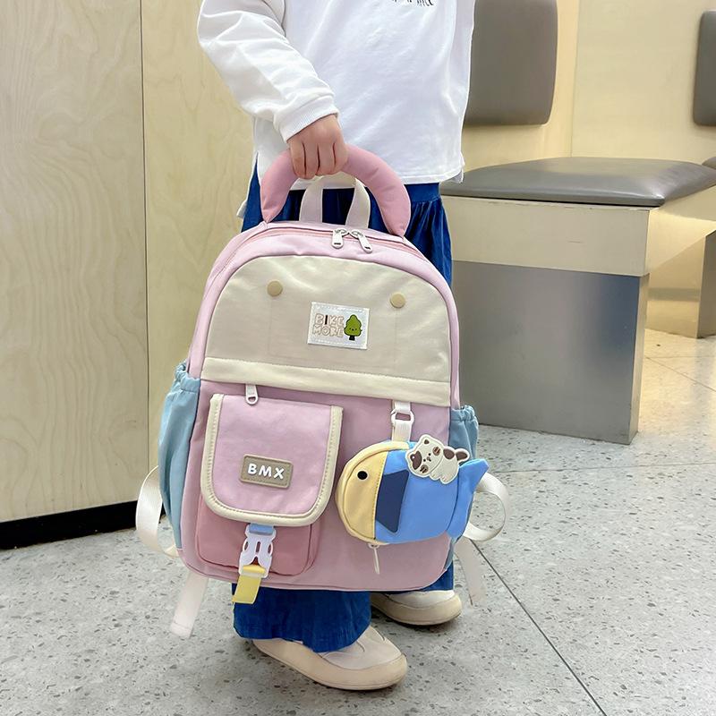 Schoolbag Kindergarten Schoolbag 1011 New Middle and Large Classes 1-1 Years Old Boys and Girls Lightweight Backpack Preschool Backpack