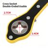1PC Car Jack Labor Saving Wrench Vehicle Ratchet Wrench Labor Saving Crank Handle Scissor Jack Tire Changing Tool