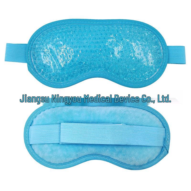 Cooling/Warming PVC Plush Eye Mask with Ice Gel