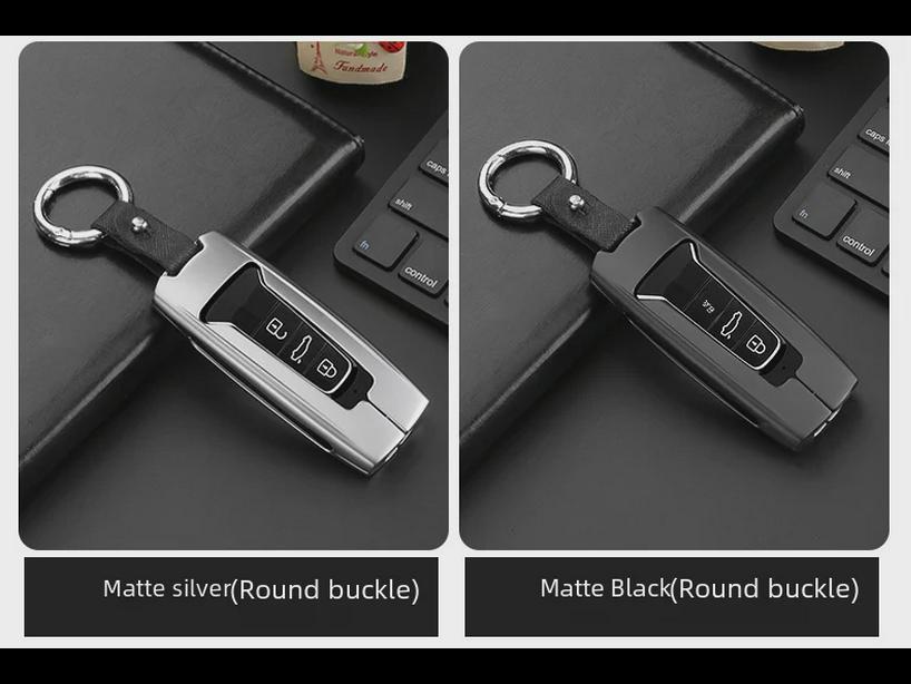 Husă Metalică Protectoare pentru Cheie Volkswagen Touareg cu Breloc