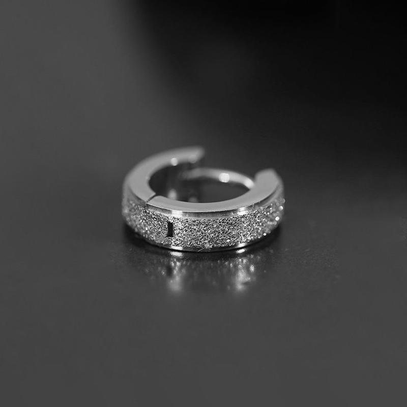 1Pc Punk Ear Clip For Man Stud Earrings Teens Hip Hop Style Ear Ring Jewelry Accessories