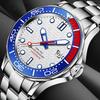 Moderne Herrenuhr Lässig Sport Wasserdicht Herren Quarz Armbanduhren Top Marke Luxus 360° Drehbare Lünette Design Uhr Herren