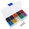 Car Fuse Kit, 100 Pieces Flat Fuse Fuse Set, Replacement,