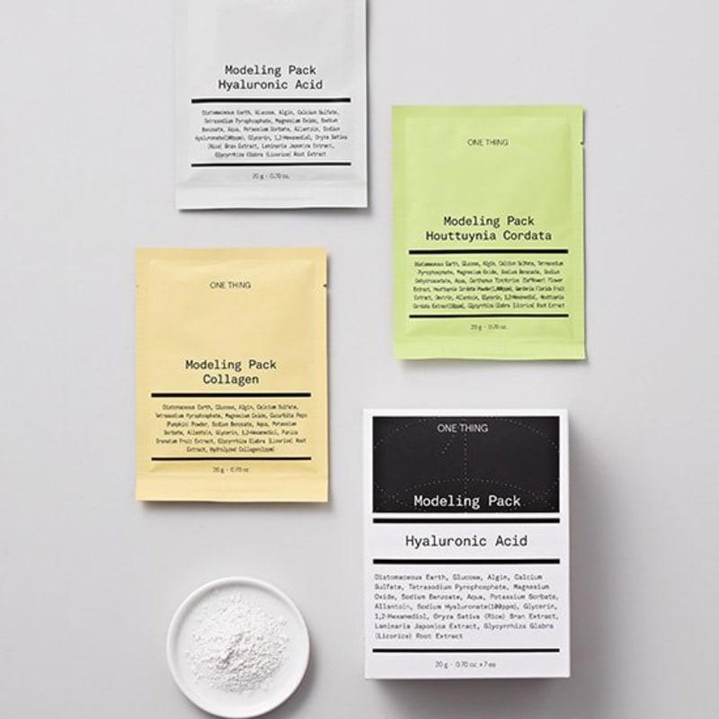 

[One Thing] Моделирующая маска 20 г*7 (7 порций) 3 типа (Эосончо / Гиалуроновая кислота / Коллаген) (Выберите 1) Hyaluronic Acid Modeling Pack 20g x 7 (7 servings)