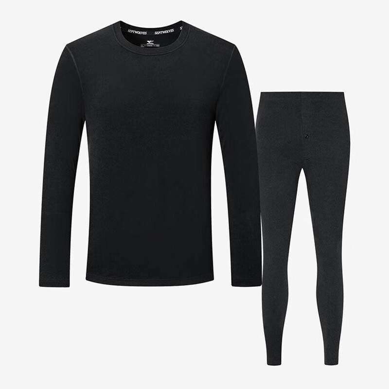 SEPTWOLVES Men's High-Elastic Thermal Underwear Set