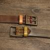 3.8CM Thickening Top Layer Cowhide Genuine Leather Belts for Men Luxury Designer High Quality Vintage Jeans Cowboy Male Belt