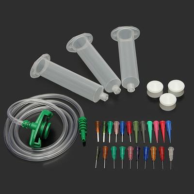 New 30CC Dispenser Solder Paste Adhesive Glue Syringe Dispensing Needle Tip Kit