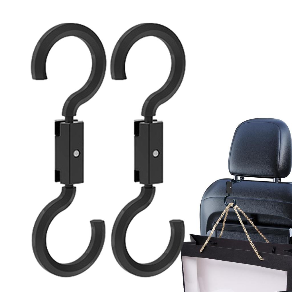 Car Headrest Purse Hook, Car Headrest Hook | 2 Seat Hook Car Storage Hooks