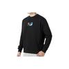 Nike Letter Crewneck Casual Long-Sleeve Sweatshirt for Men Black
