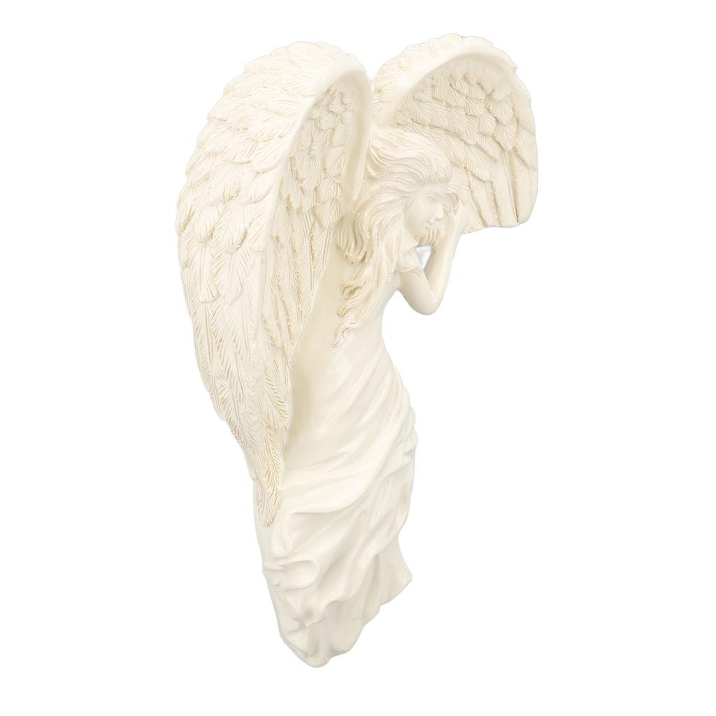 Angel Door Frame Decoration Unique Exquisite Resin Door Frame Angel Wing Sculpture for Home and