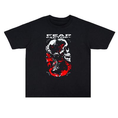 2025 Summer Rock Alternative Metal Horror Factory Band Printed Cotton Men's and Women's T-shirt High Quality Short Sleeve Men's
