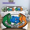 Unionbears Muster Bettwäsche Steppdecke Set Bettbezug Kissenbezug Heimdekoration Geburtstagsgeschenk (1 Bettbezug + 2 Kissenbezüge, ohne Füllung)