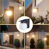 Round Solar Outdoor Wall Light for Home, Street, Balcony, Garden, and Courtyard