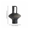 Sculptural Decorative Vase Geometric Textured for Living Room, Shelf Display,