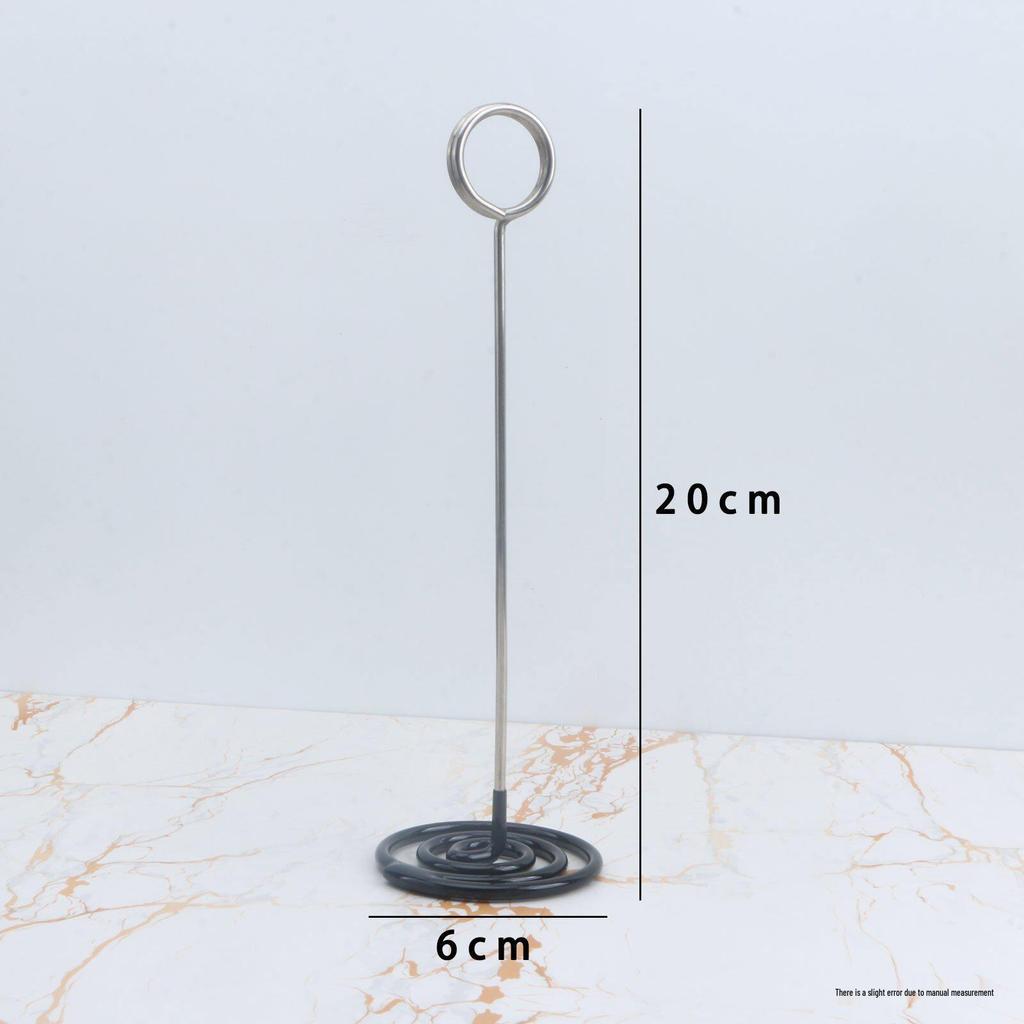 304 Stainless Steel Rotating Menu Holder & Message Clip