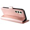 YIKATU YK-007 For Samsung Galaxy S24 FE Phone Case Litchi Texture PU Leather Wallet Cover
