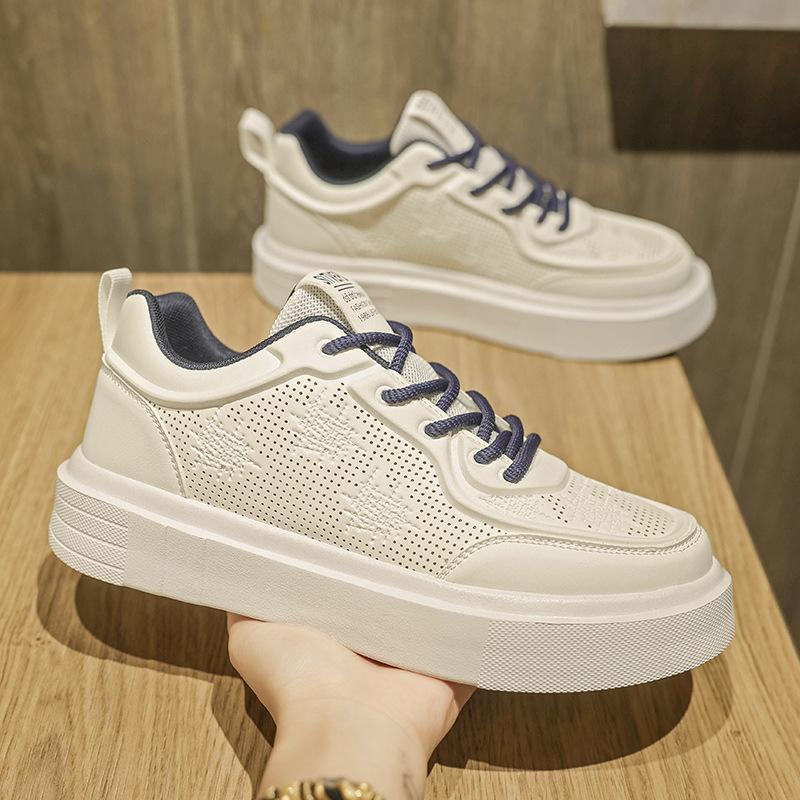 2025 new men's small board shoes platform sports leisure heightening board shoes Forrest Gump tide shoes a small board shoe