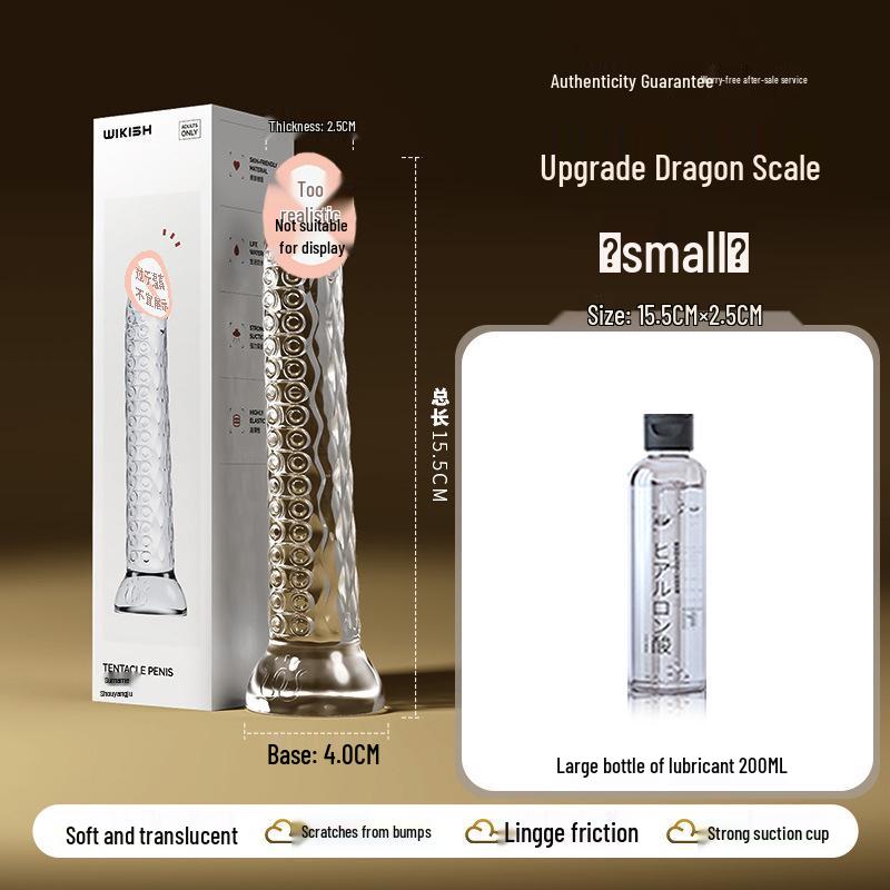 Deba Transparent Tentacle Crystal Anal Plug - Female Masturbator Adult Toy