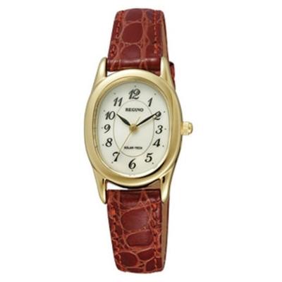 Women's RL26-2092C ( Watch REGUNO Women's) Oval Watch Brown Stainless Analog