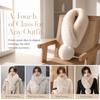 Plush Neck Warmer Snood Thickened Winter Neck Wrap Fashion Fur Collar Trim  Autumn Winter