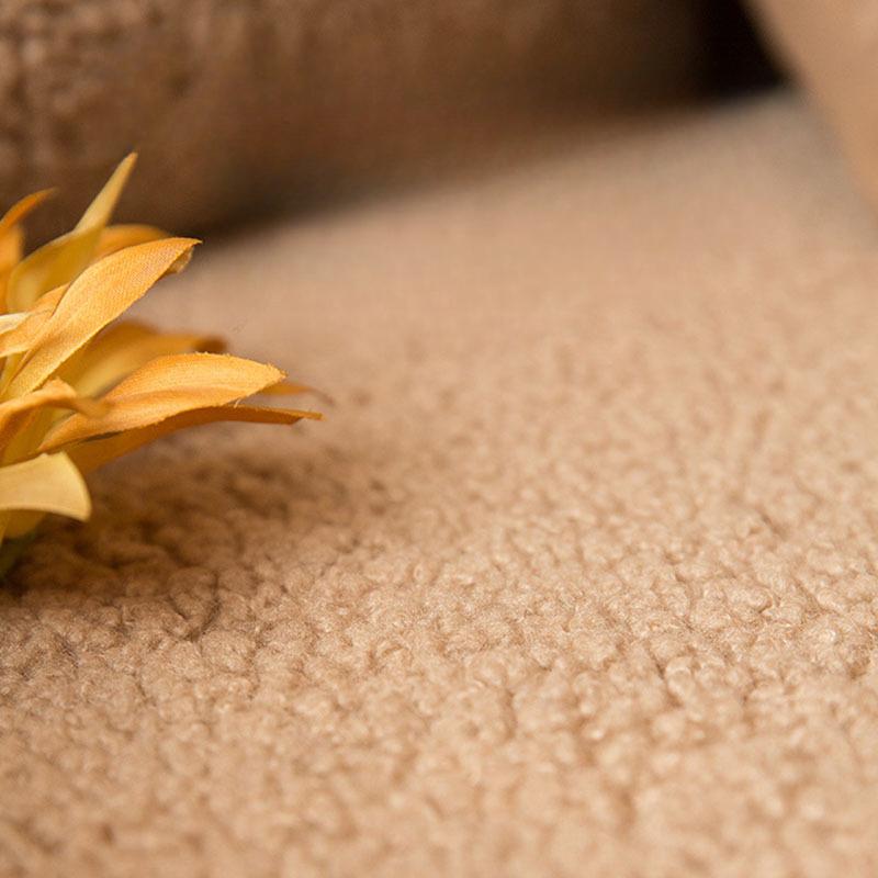 Solid Color Light Luxury Winter Plush Sofa Cushion Nordic Minimalist Anti Slip Seat Cushion Seasonal Universal Thickened Fabric Plush Sofa Cover