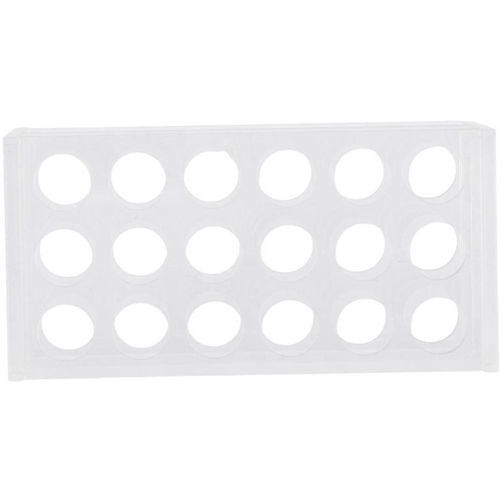 Test Tube Rack Holder Lab Stand Acrylic 18-Well 17mm Diameter Clear for 10ml,15ml Tube