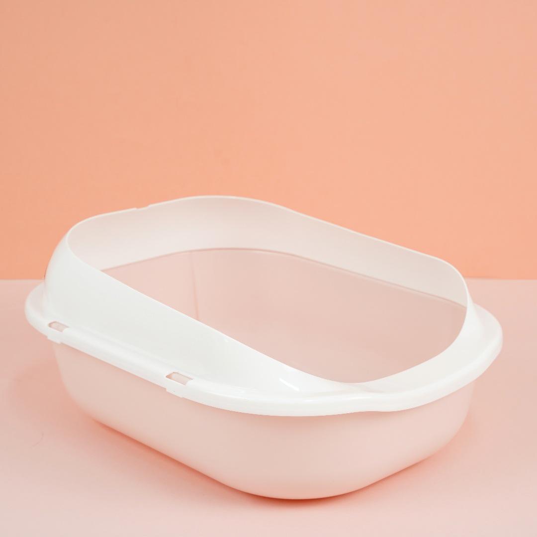 

Открытый лоток для кошачьего туалета с защитой от брызг — простой и эффективный туалет для домашних животных Single Litter Pan (no lid, no scoop)