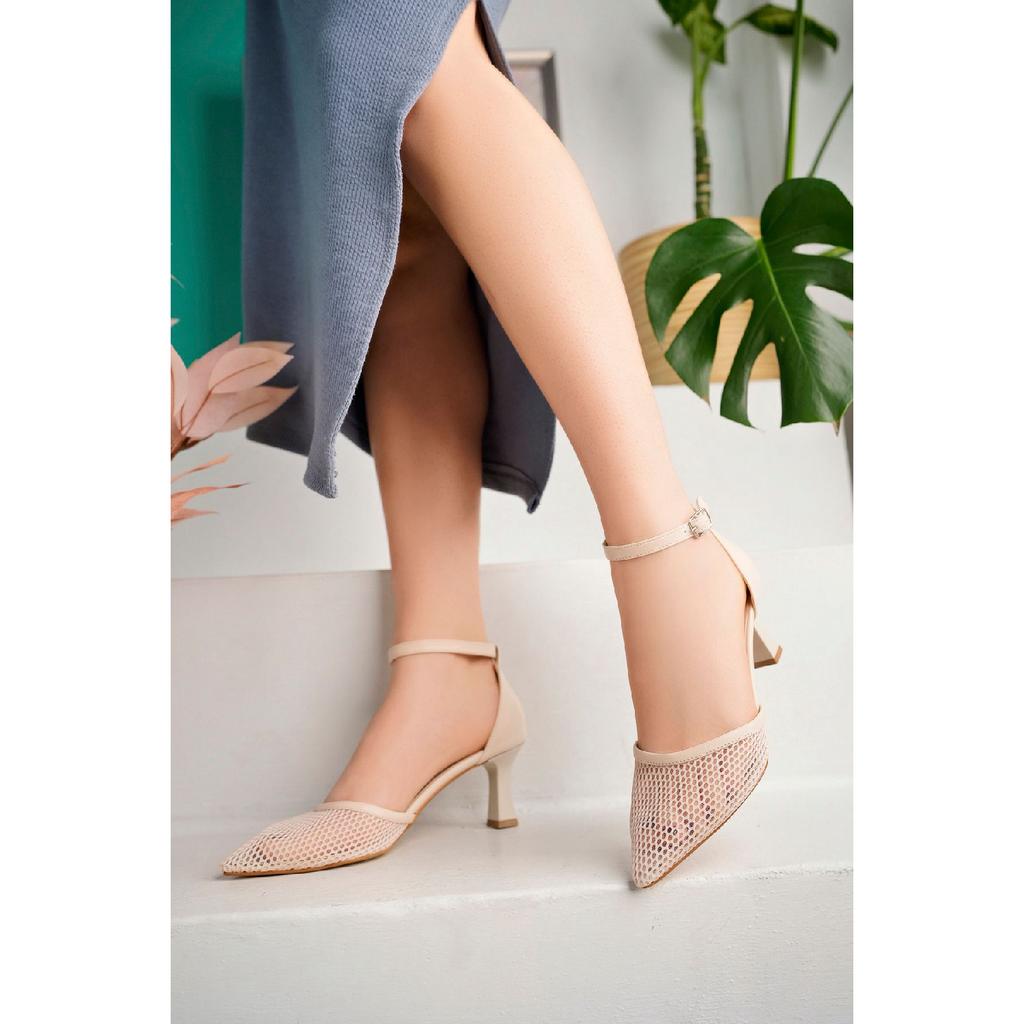 Damskie czarne zamszowe szpilki Nowe klasyczne buty Damskie czarne buty Dabanli