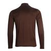 Men's High Neck Solid T-shirt Long Sleeve Autumn Winter Slim Fit Fashion High Elastic Casual Breathable Apparel Pullover