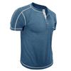 Men's Casual Color-block Sports T-shirt - Men's Round-neck Short-sleeved Top