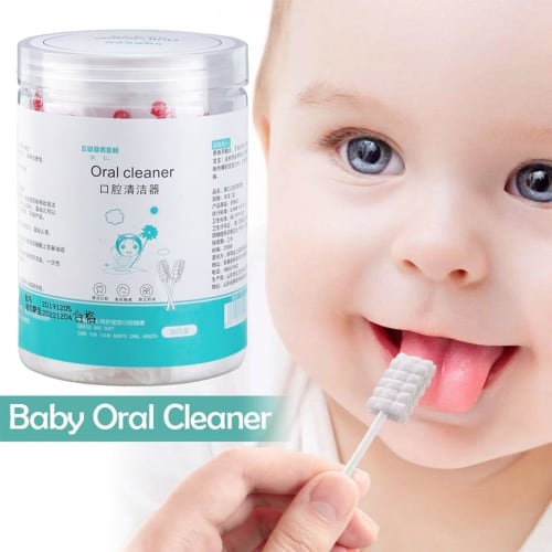 Gevrkjenp Baby Tongue Cleaner Gauze, Soft Gauze Toothbrush - Portable Hygienic Soft Toddler Toothbrush | Individually Wrapped Gauze Toothbrush Mouth C