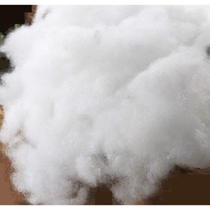 White Wadding, 1 Kg Bag, Standard 100 by Oeko-TEX® Washable Up To 60°C - New Made In France