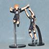 26CM Anime Haikyuu Tobio Kageyama Shoyo Hinata Figure National Competition Net Jumping Pose 1/8 Model Toy Gift Aciton Figure