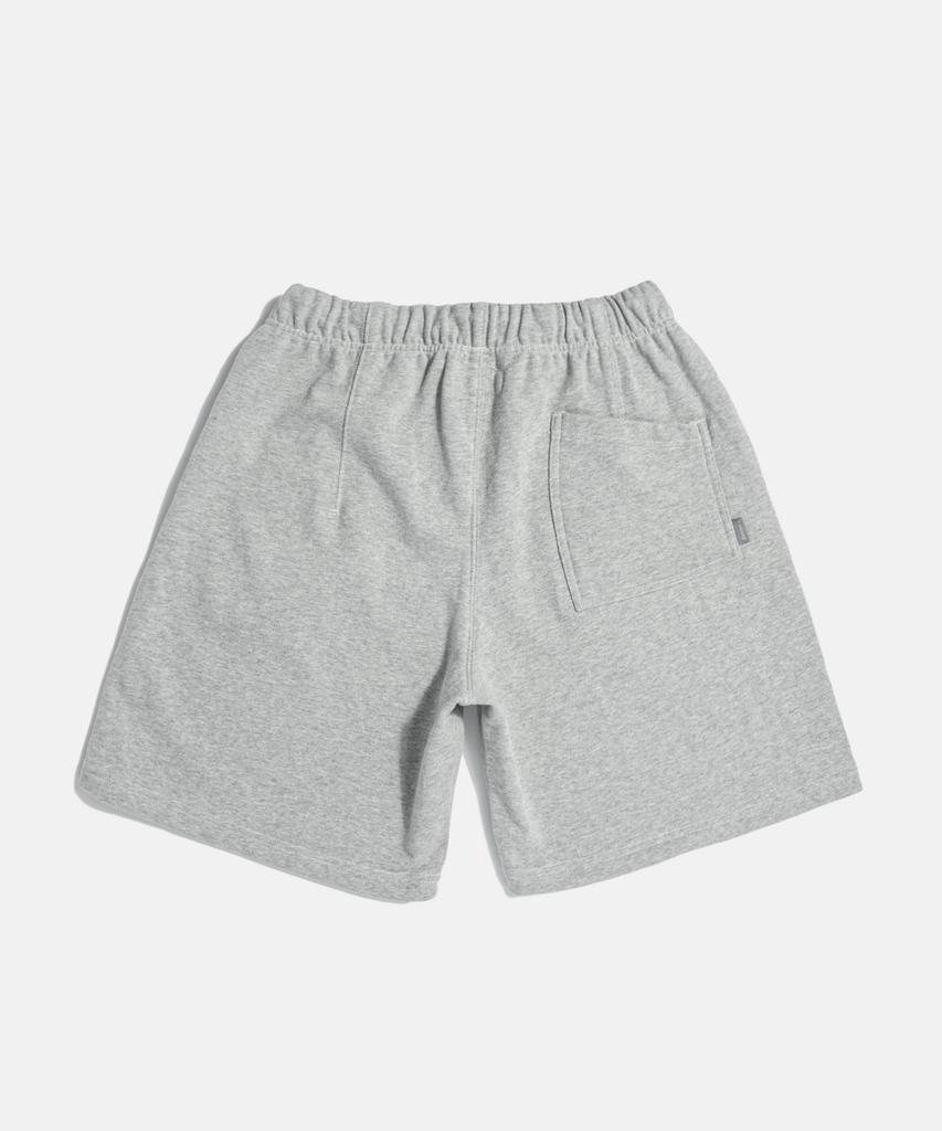 ESPIONAGE Pleated Sweat Shorts Gray